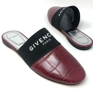 Givenchy Bedford Logo Mule Slide Slippers Flat